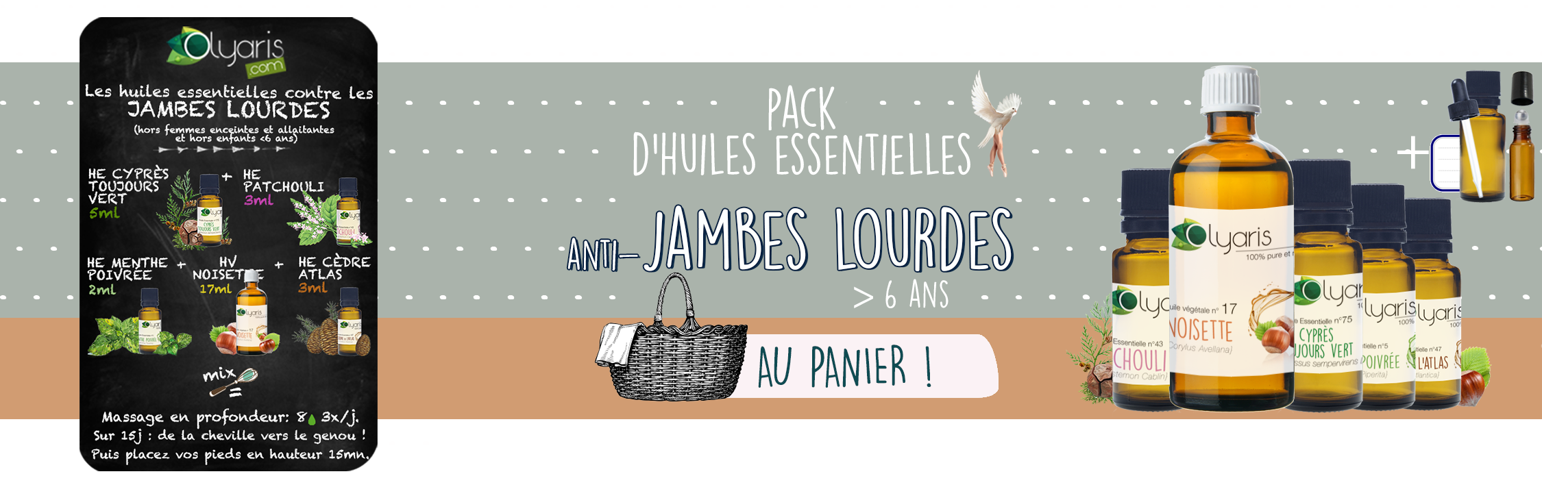 Les Huiles Essentielles contre les Jambes Lourdes - Olyaris